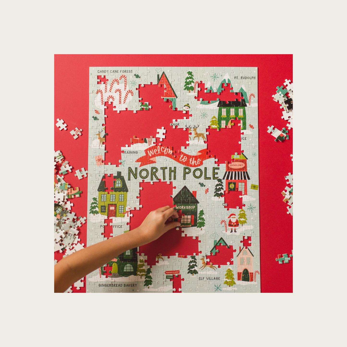 Welcome To the North Pole: 500 Piece Jigsaw Puzzle