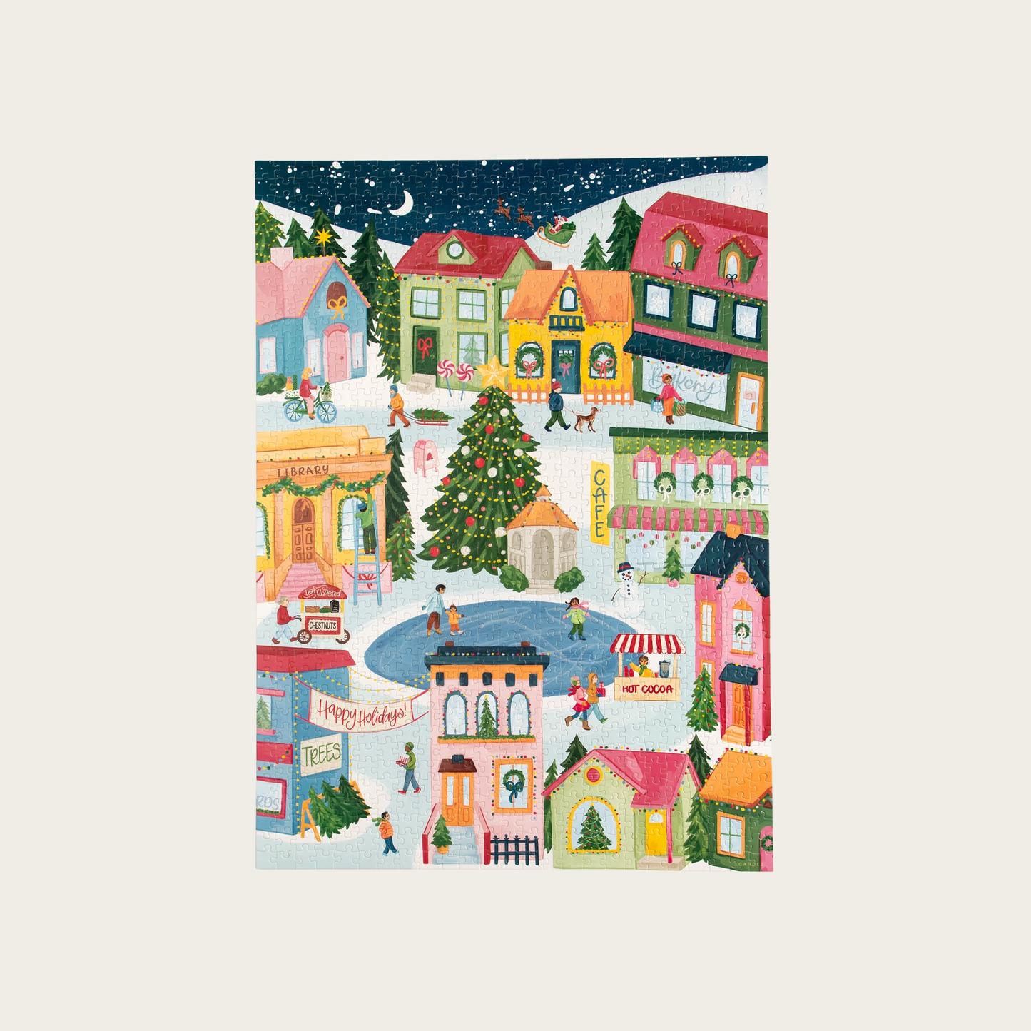 Holiday Village: 1000 Piece Puzzle