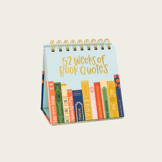 52 Weeks of Book Quotes - Desk Flip Calendar
