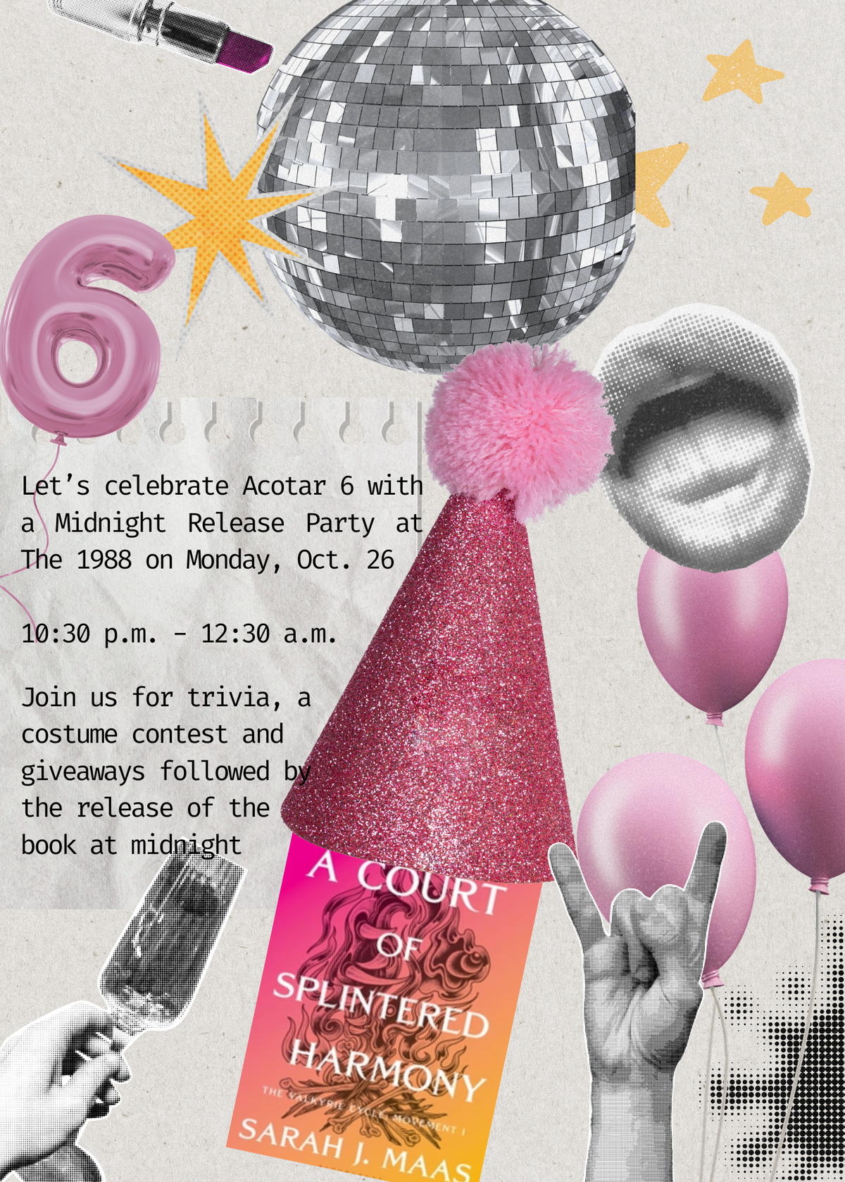 ACOTAR 6 Midnight Release Party (Free to Attend!)