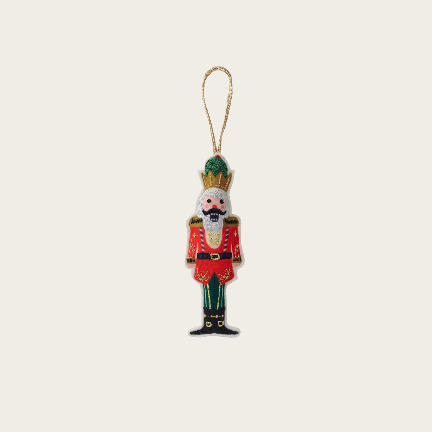 Nutcracker Set of 3 Felt Ornaments