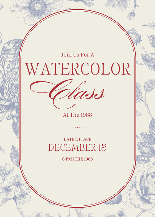 Watercolor Christmas Night