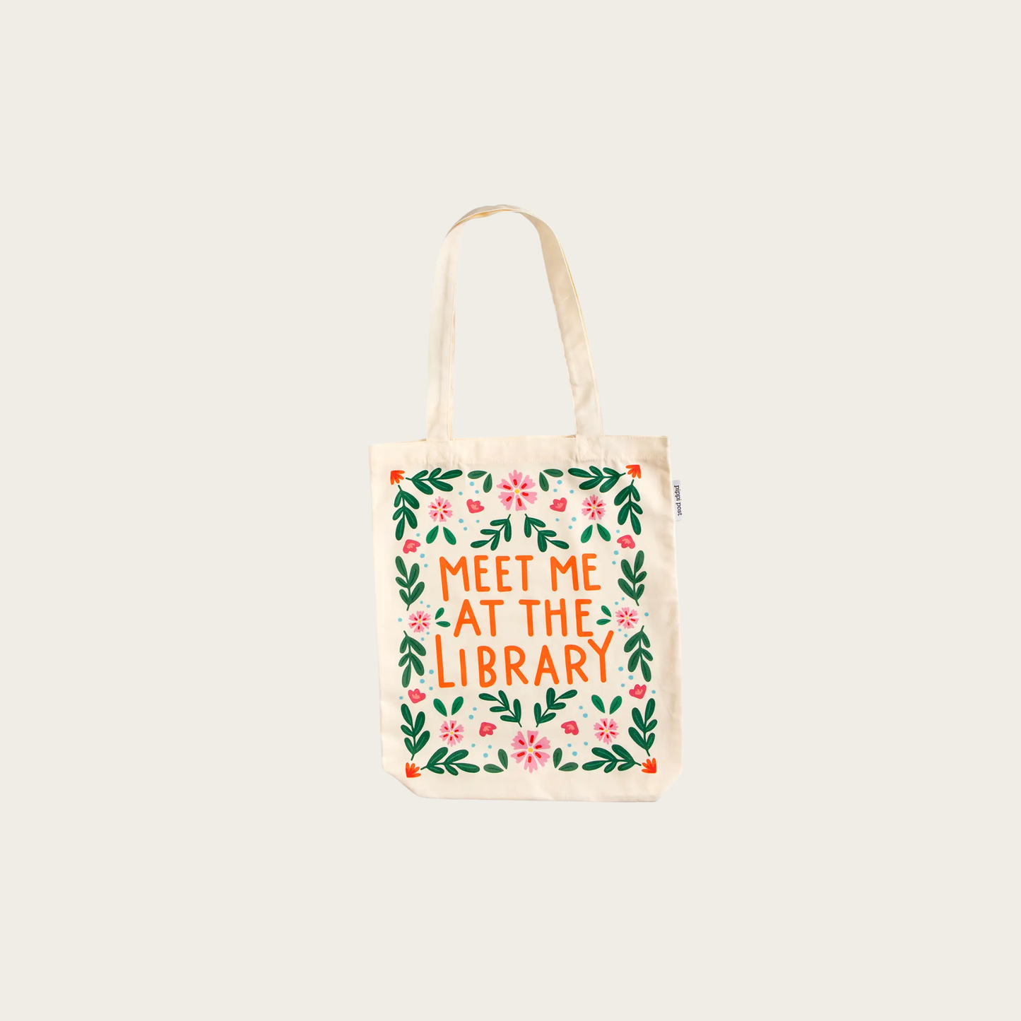 Meet Me At the Library Canvas Tote Bag