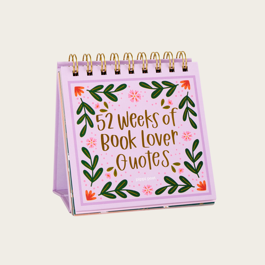 52 Weeks of Book Lover Quotes - Desk Flip Calendar