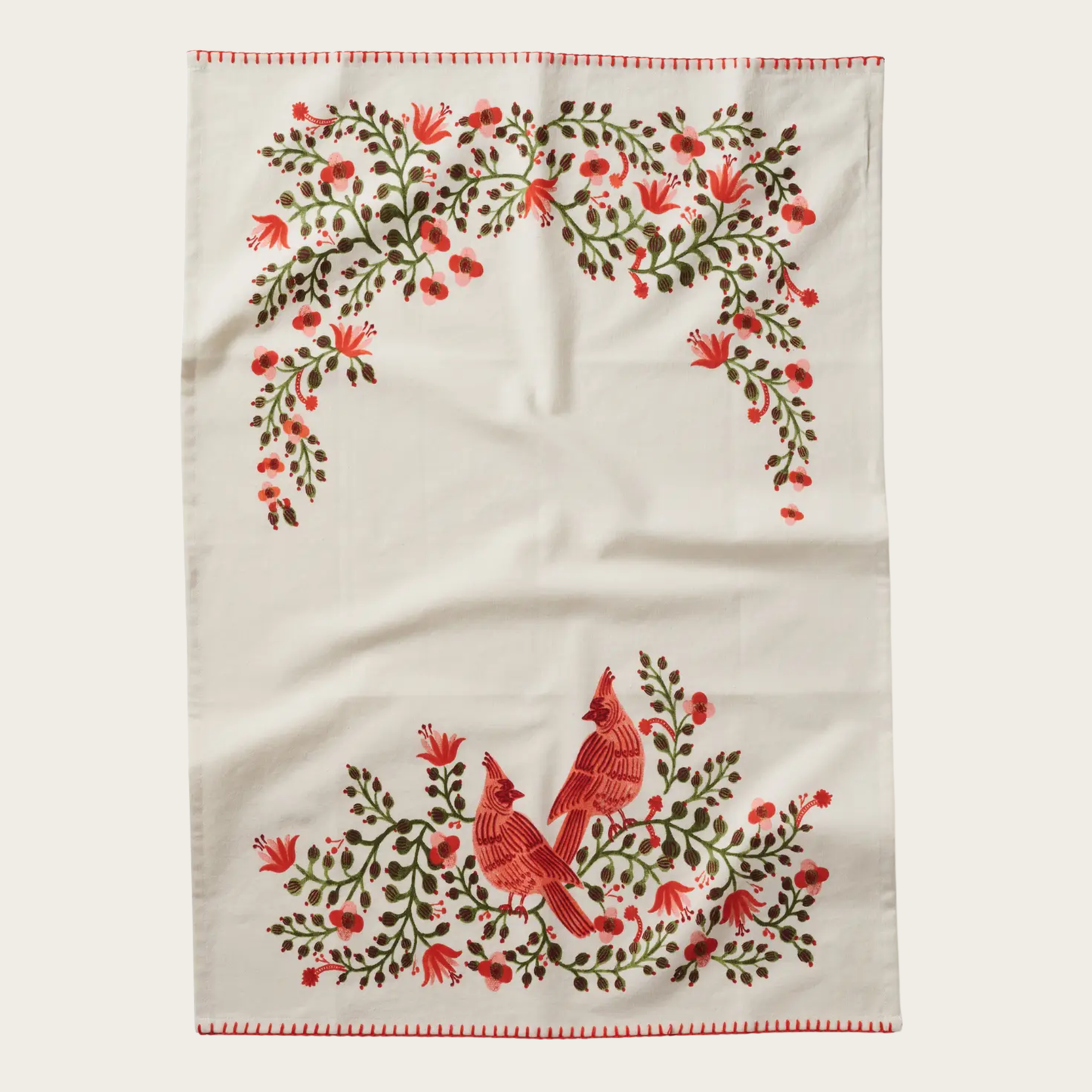 Cardinal Tea Towel