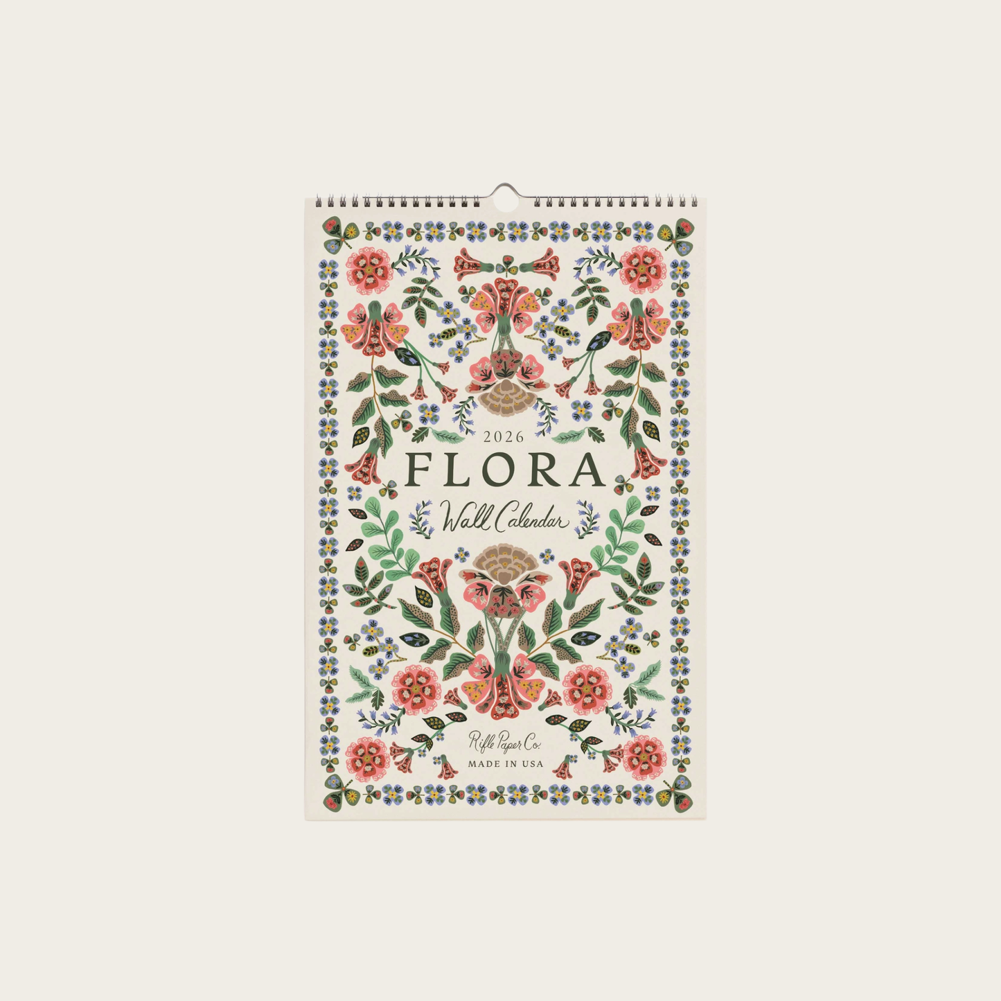 2026 Flora Wall Calendar