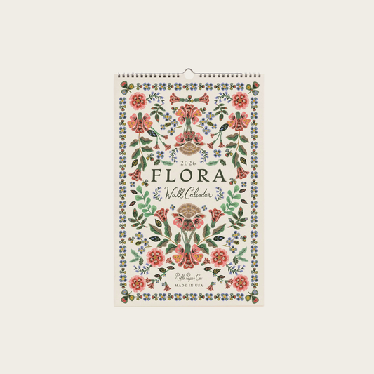 2026 Flora Wall Calendar