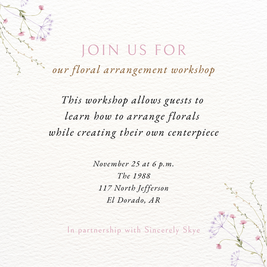 Floral Arrangement Workshop