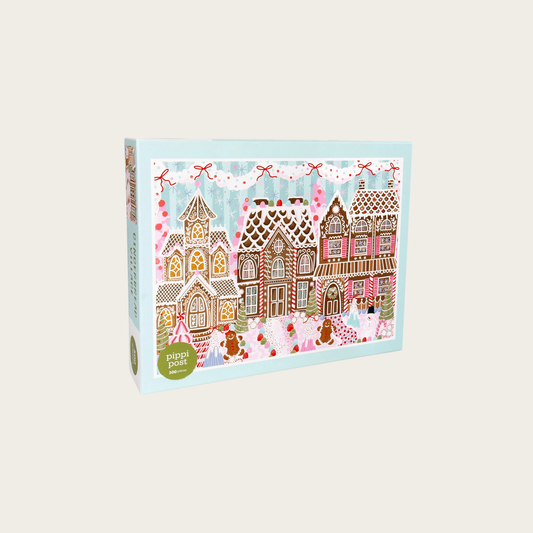Gingerbread Village: 500 Piece Christmas Jigsaw Puzzle