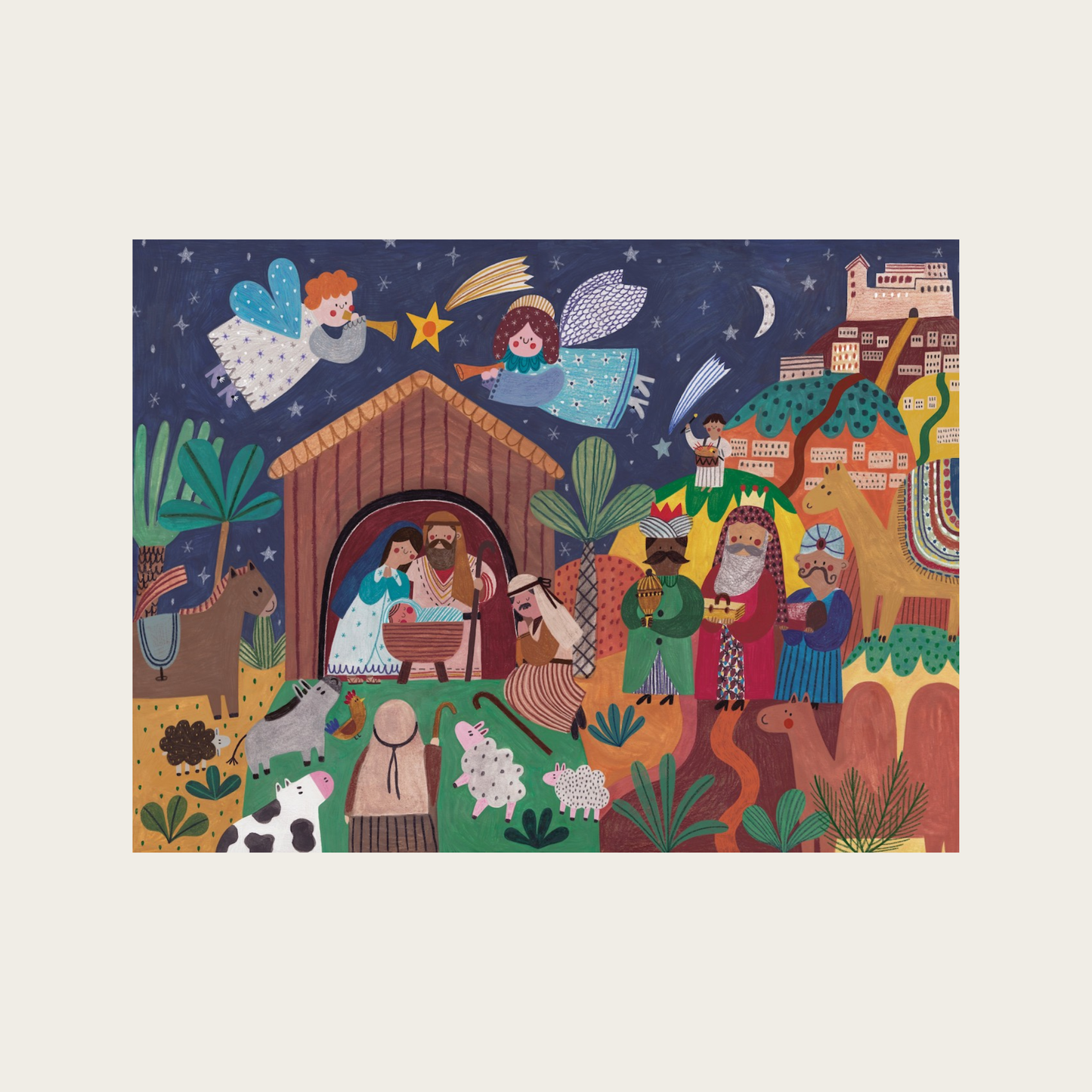 O Holy Night: 1000 Piece Christmas Holiday Nativity Puzzle