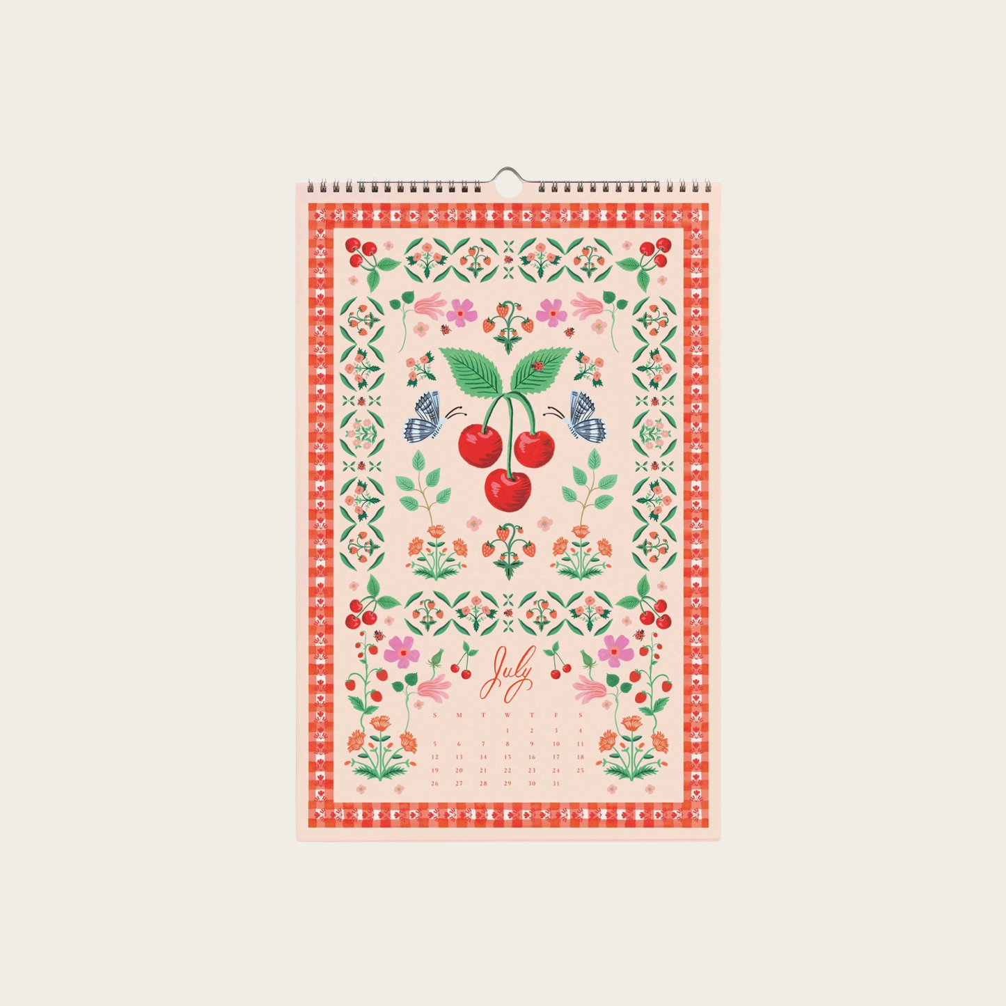 2026 Flora Wall Calendar