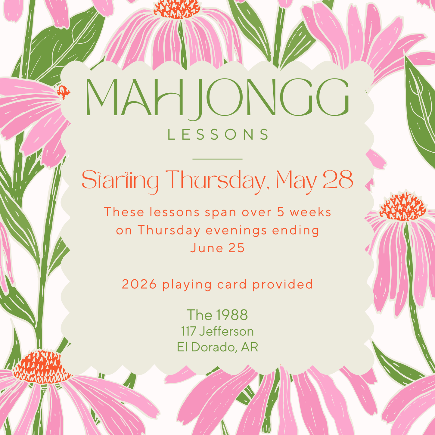 Mahjongg Lessons