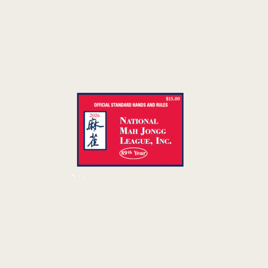 2026 Large Sized Mahjongg Card