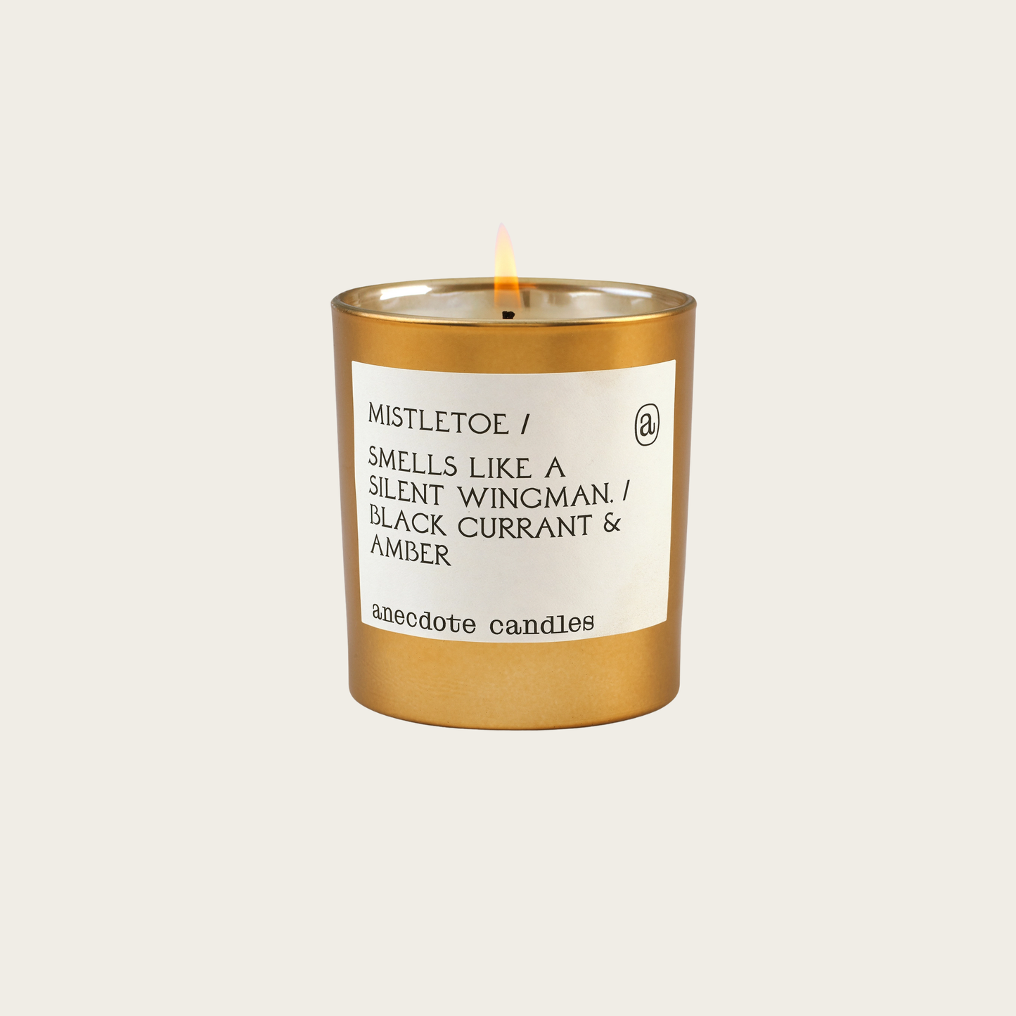 Mistletoe (Black Currant & Amber) Gold Tumbler Candle