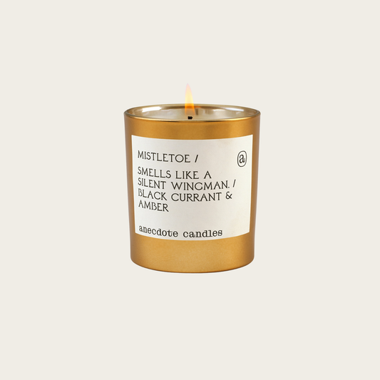 Mistletoe (Black Currant & Amber) Gold Tumbler Candle