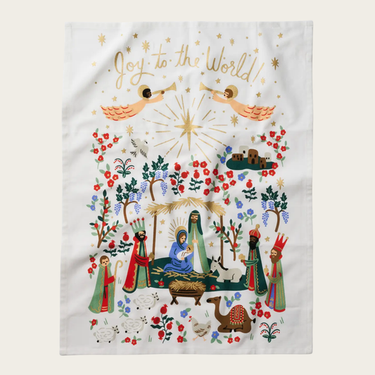 Nativity Tea Towel