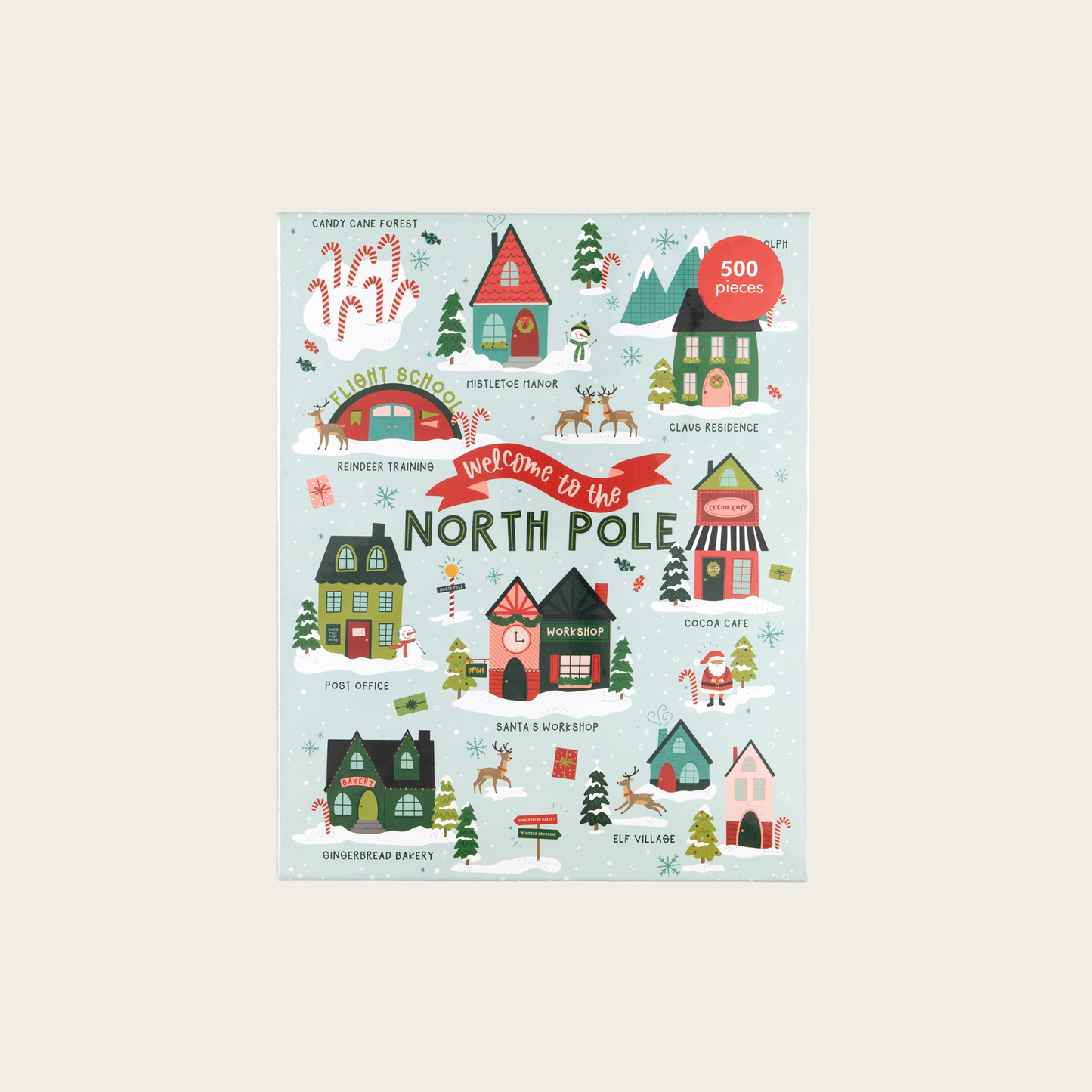 Welcome To the North Pole: 500 Piece Jigsaw Puzzle