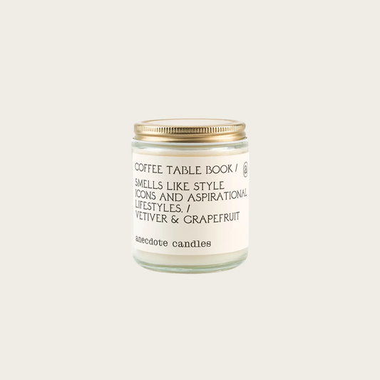 Coffee Table Book (Vetiver & Grapefruit) Candle