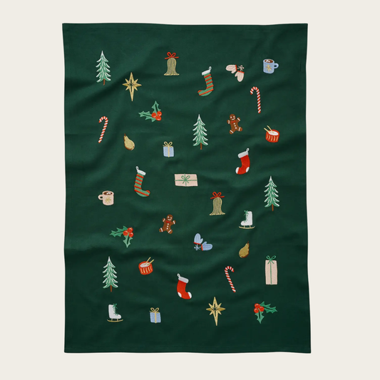 Signs of the Season Tea Towel